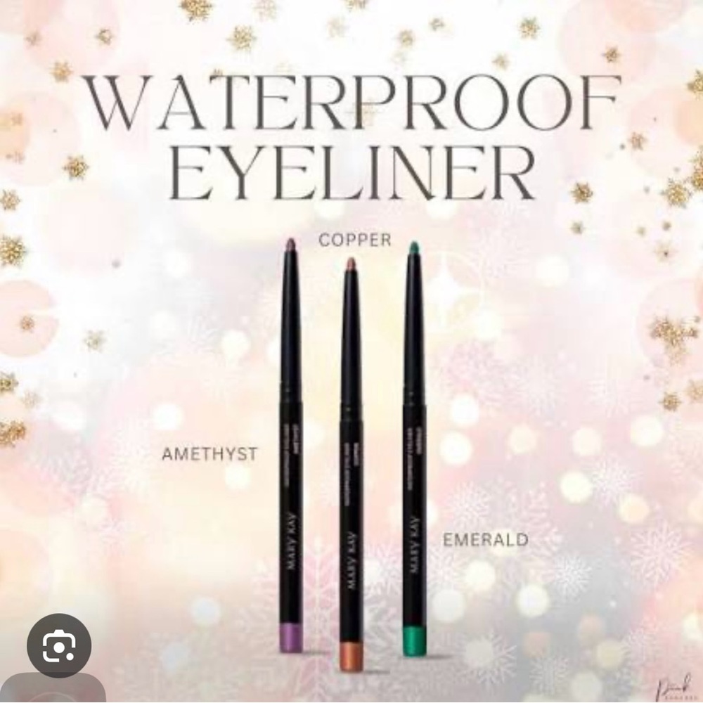 Waterproof Eyeliner Pencil - Amethyst, Copper, Emerald